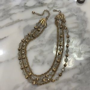 Adjustable four tier necklace